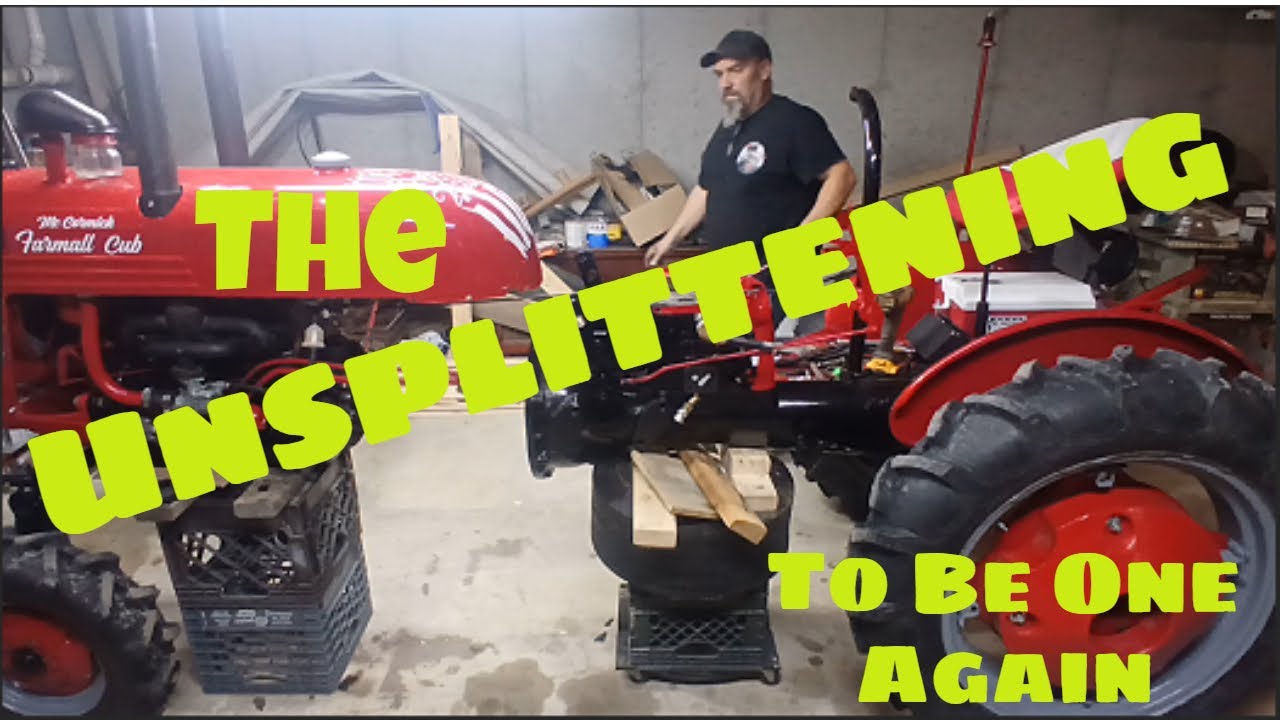 Установка выжимного подшипника на трактор Farmall Cub (антикварный трактор)
