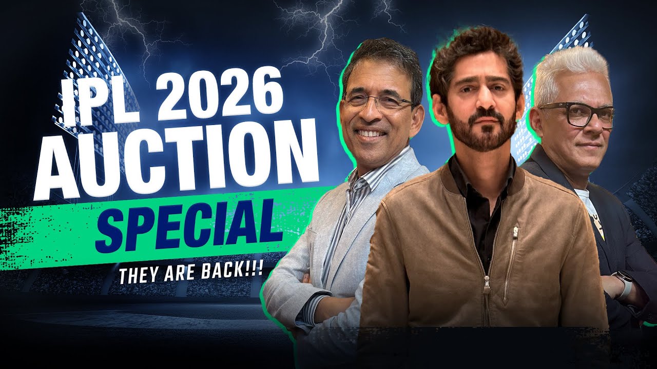 Cricbuzz Live: IPL 2026 Auction Special ft. Harsha Bhogle, Joy Bhattacharjya & Gaurav Kapur