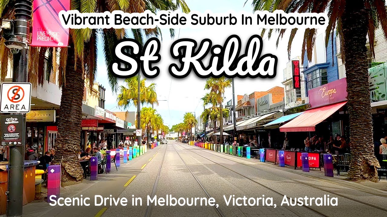 St Kilda, Melbourne's famous beach-side suburb, short and scenic drive