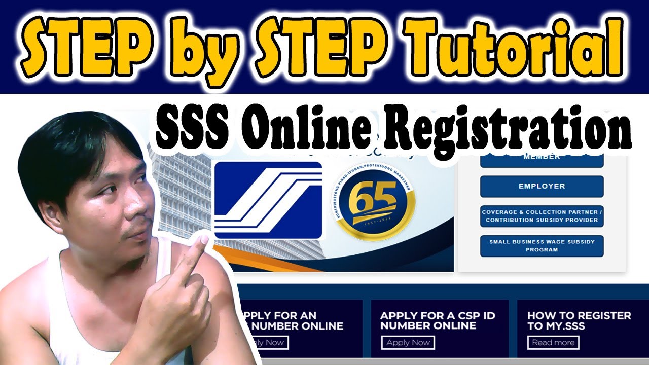 How to SSS Online Registration 2023 | Step by Step Tutorial