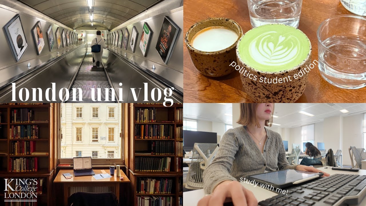 A LONDON UNI VLOG 🎓🧸🕯️ daily life at kcl as an international politics student l study with me