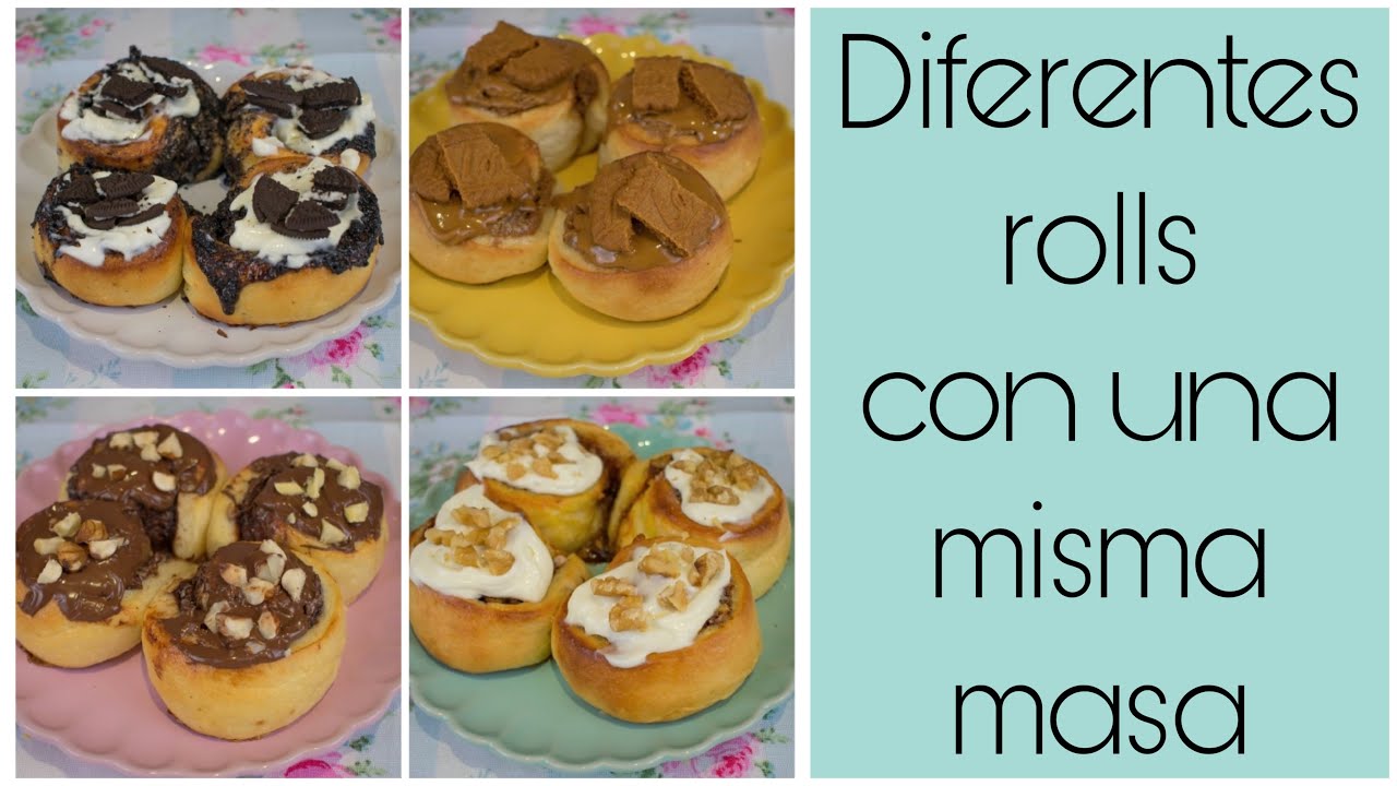 Diferentes rolls con una misma masa | Sweet Shop Victoria
