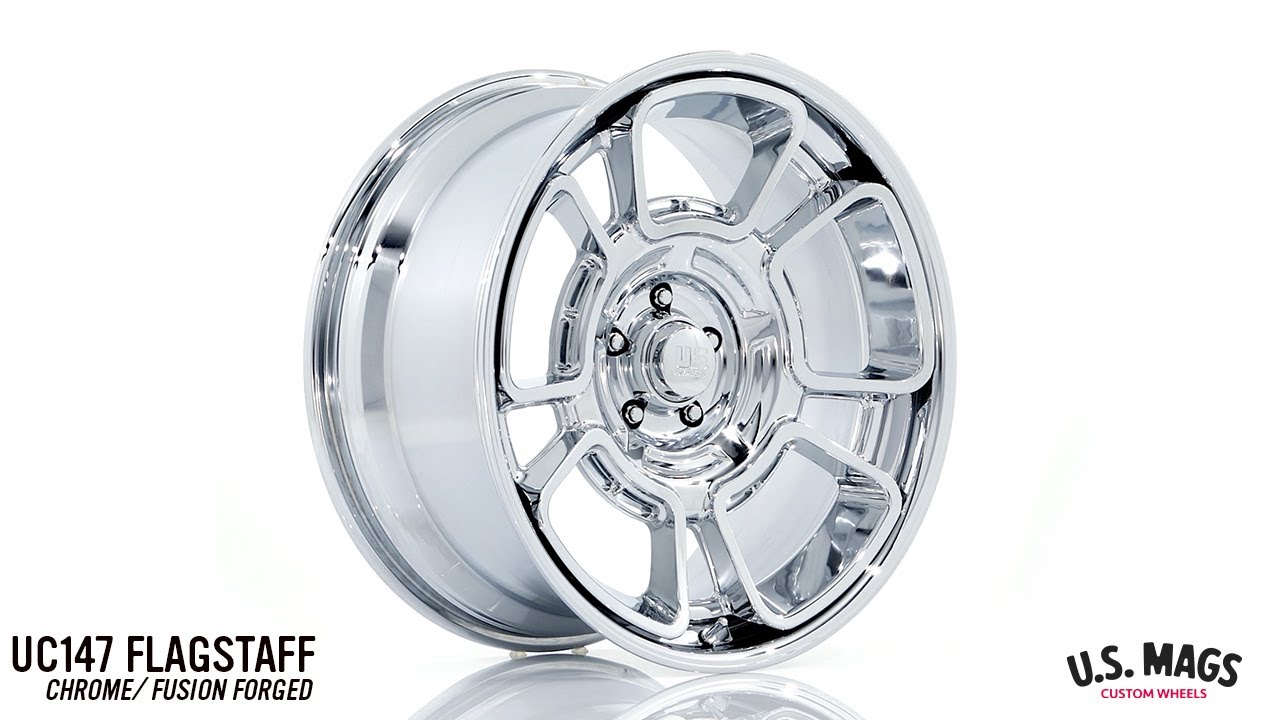 US MAGS UC147 FLAGSTAFF | 22X10.5 | 5 LUG | CHROME