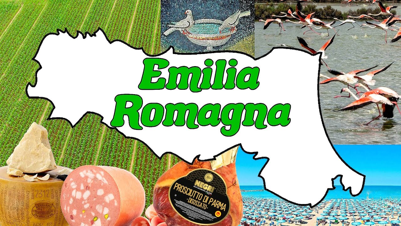 🧀🦩 L'EMILIA ROMAGNA - Le Regioni d'Italia (Geografia) 📚🌍