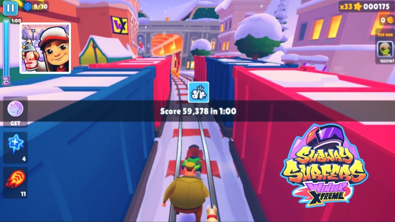 ⌛Subway Surfers 4K Video Gameplay 🏄‍♀️🧲