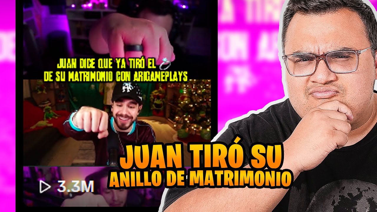 FUNAN A JUANSGUARNIZO  POR TIRAR SU ANILLO DE MATRIMONIO