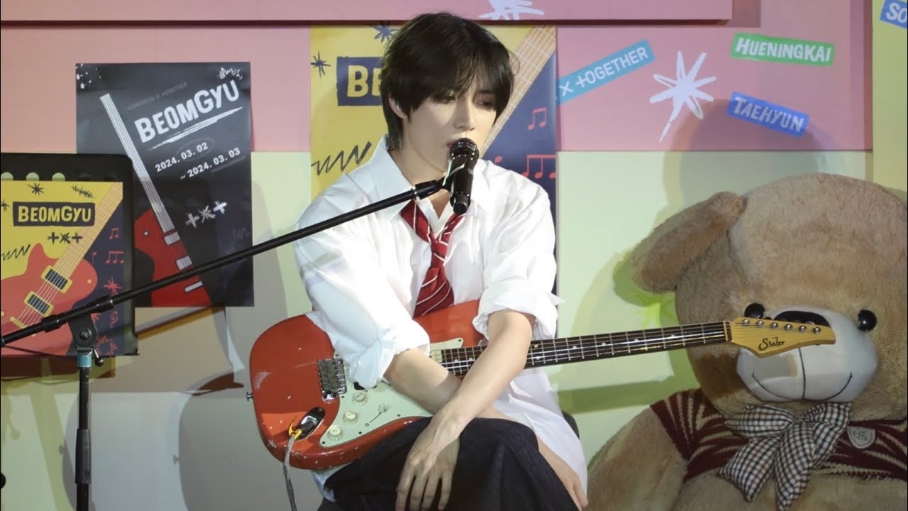 [4K] 240303 FANLIVE TXT 'Wonder' 범규 BEOMGYU FOCUS FANCAM 직캠