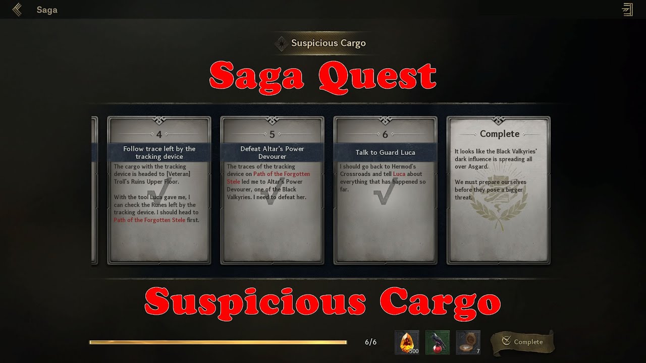 LEGEND OF YMIR | Suspicious Cargo | Saga Quest | Tome of Fate | Suspicious Cargo Nasıl Yapılır?
