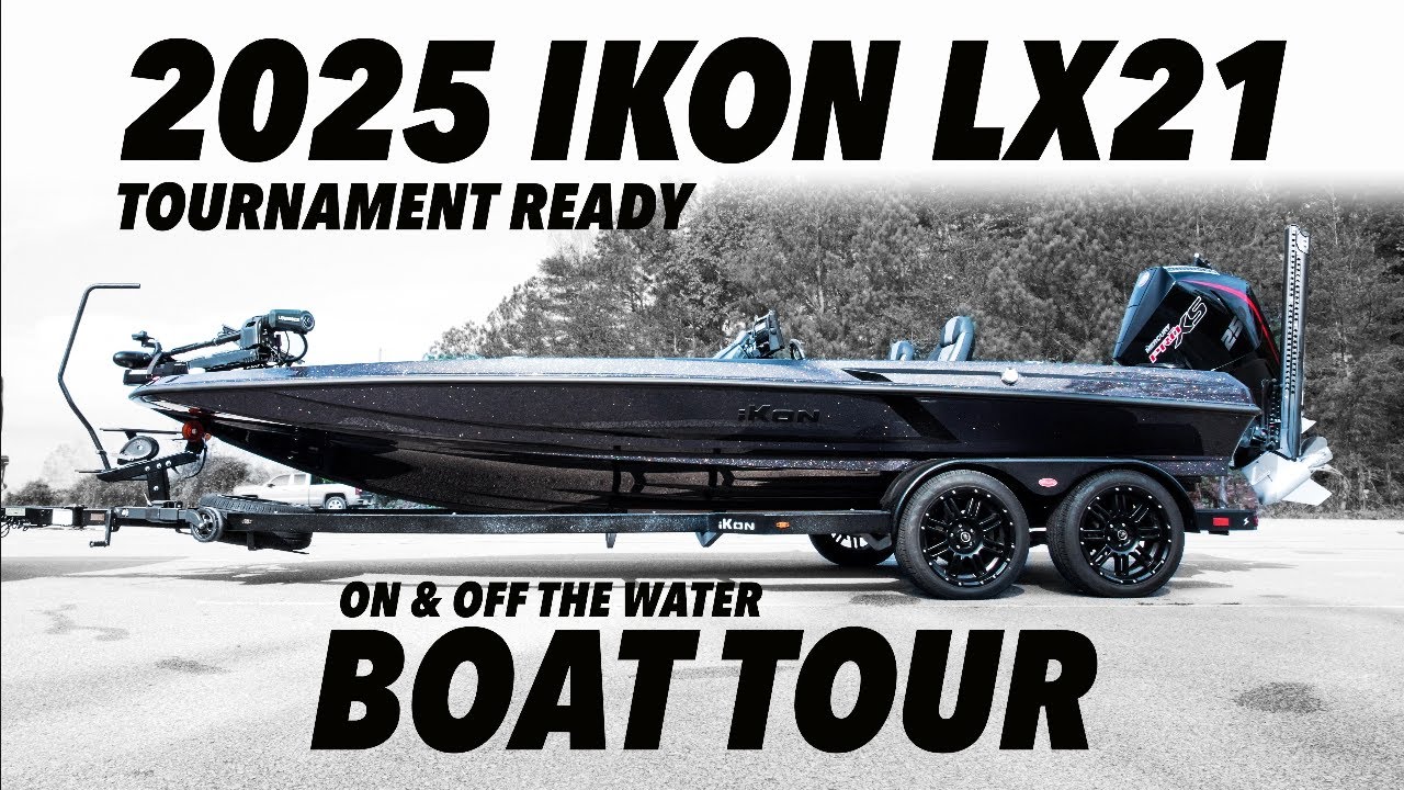 My 2025 iKon LX21 BOAT TOUR On & Off the Water!  Tournament Ready!