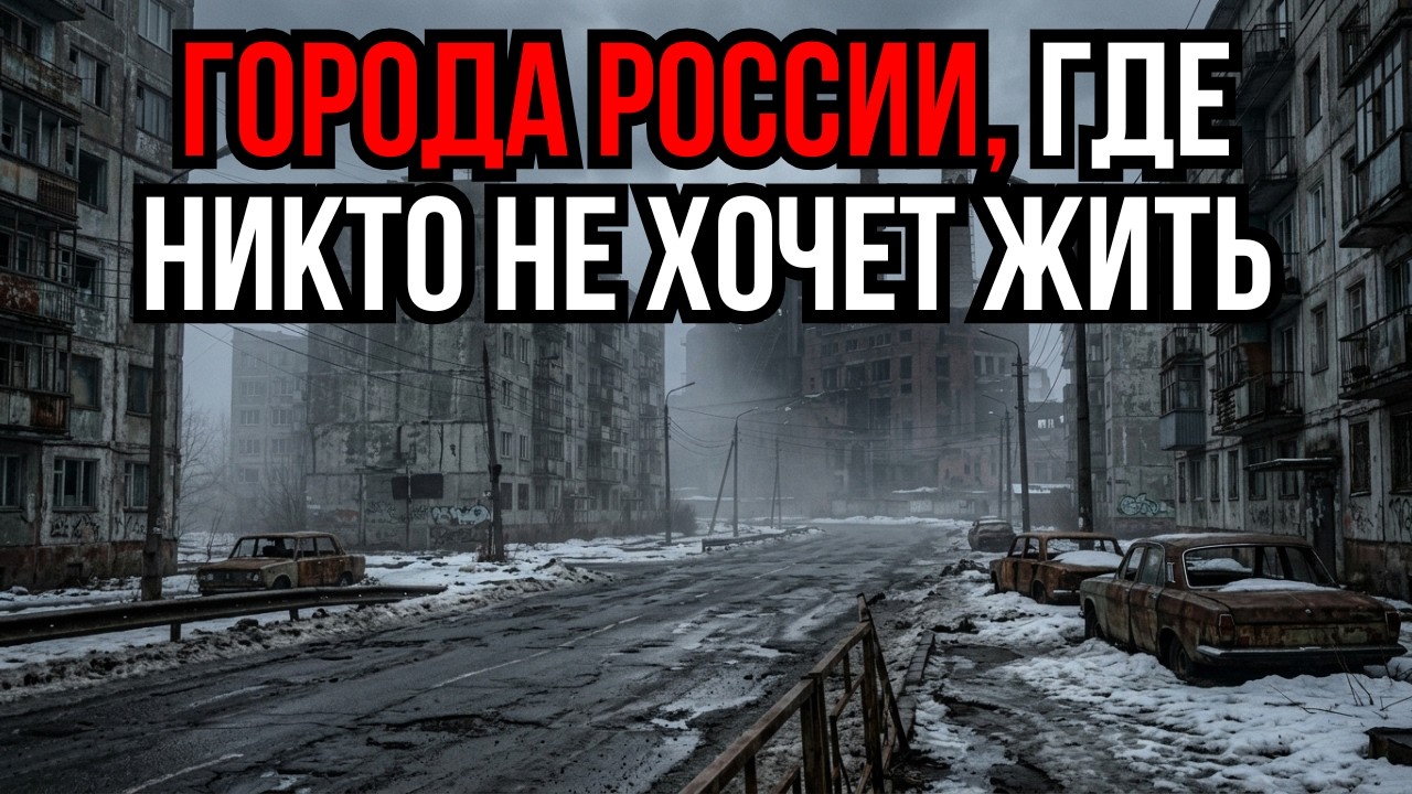 14 ГОРОДОВ РОССИИ КУДА БОЛЬШЕ НИКТО НЕ ПЕРЕЕЗЖАЕТ (ОЧЕНЬ ПЛОХО)