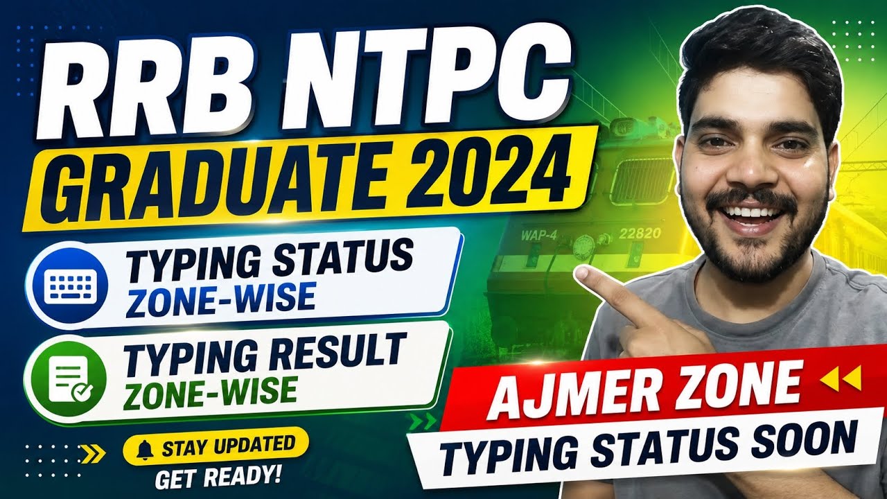 RRB NTPC GRADUATE 2024 || BIG UPDATES ||TYPING STATUS ZONE-WISE #rrbntpc2025 #rrbmahwal 