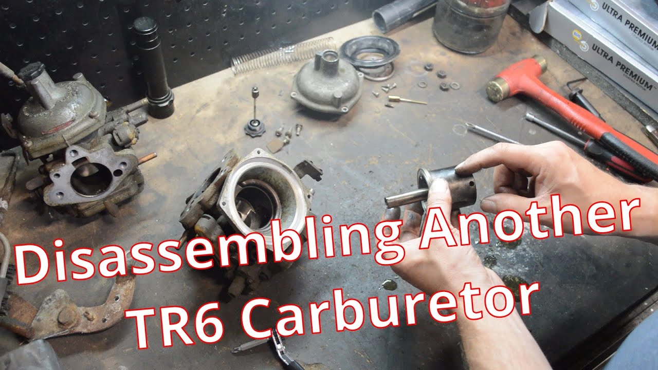 We Disassemble a Triumph TR6 Carburetor