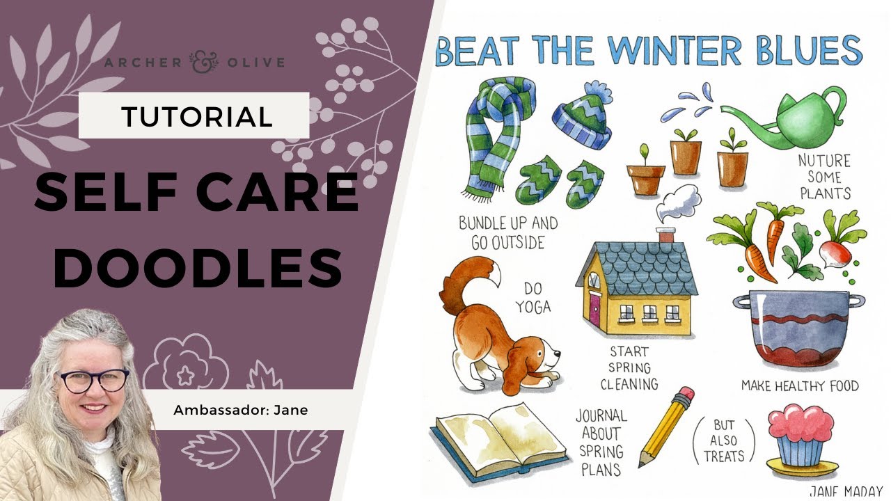 Step By Step Self Care Doodles To Beat The Winter Blues