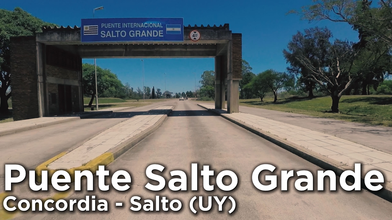 Puente sobre represa Salto Grande - Cruce Argentina - Uruguay