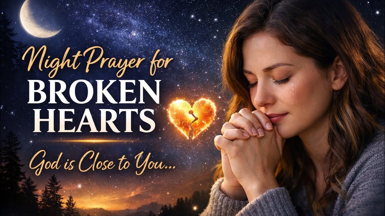 A Gentle Night Prayer for Emotional Healing & Rest | Psalm 34:18