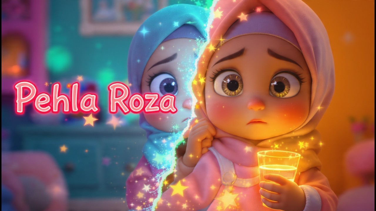 pehla Roza Story for Kids| 💖 ننھی بچی کا پہلا روزہ | Brave Girl First Roza | ہمت اور صبر کی کہانی  😲