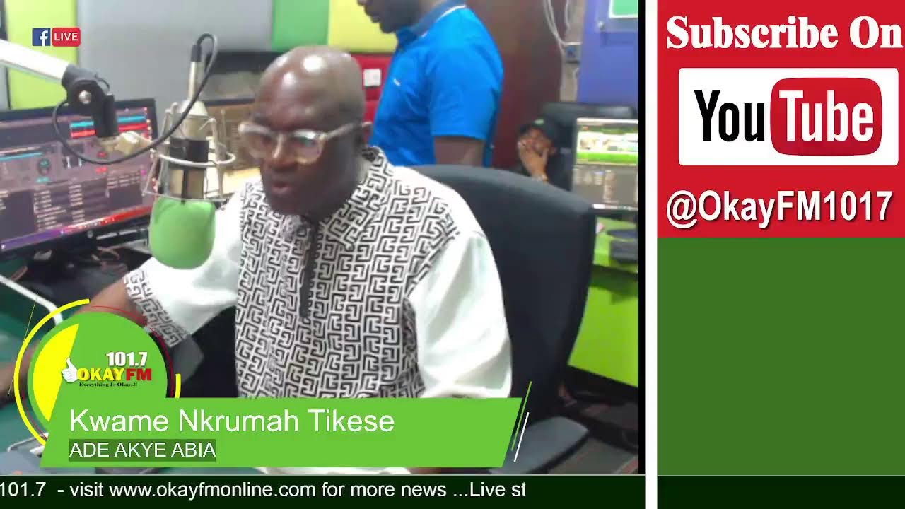 Ade Akye Abia With Kwame Nkrumah Tikese  On Okay 101.7 Fm (12/03/2026)