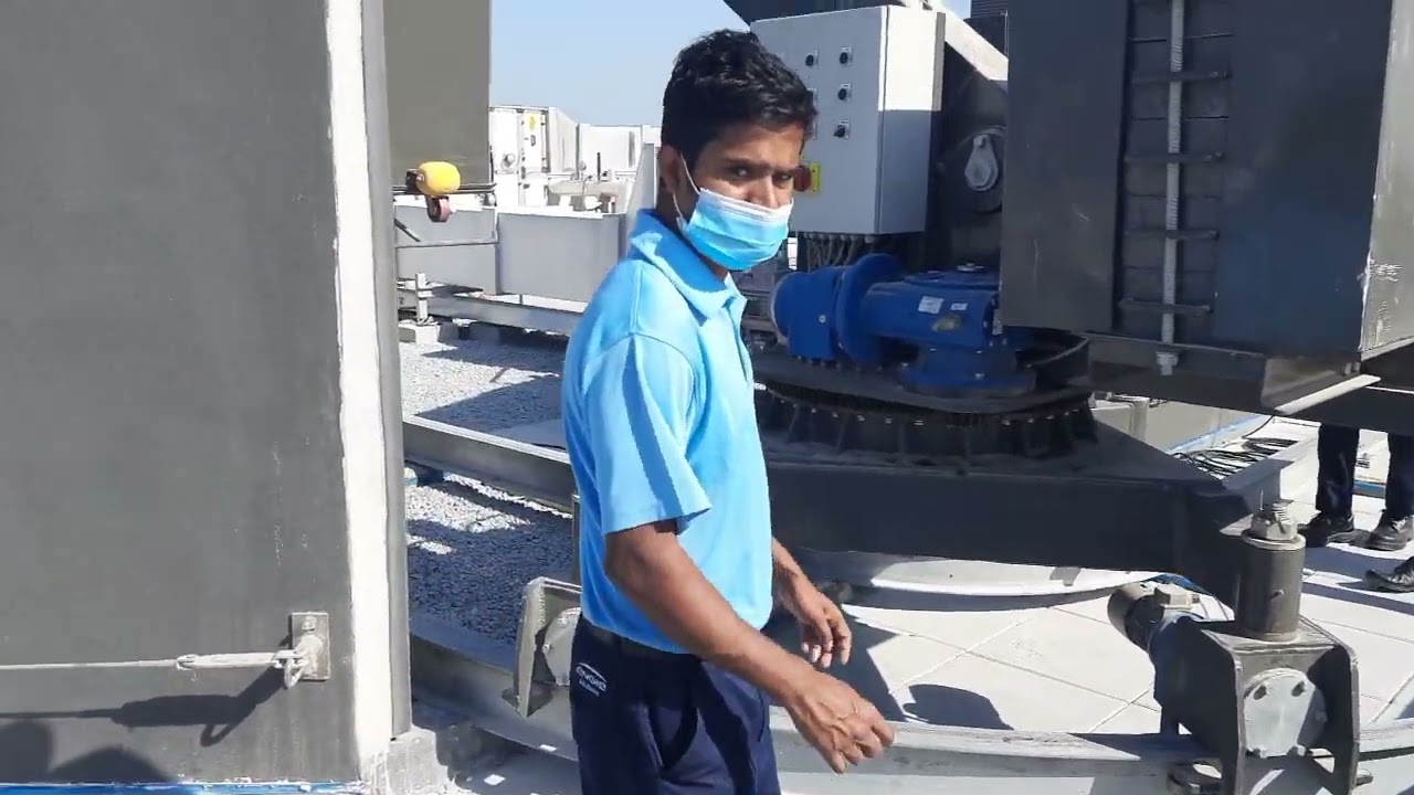 Twin Track Roof Bmu Cradle Operation