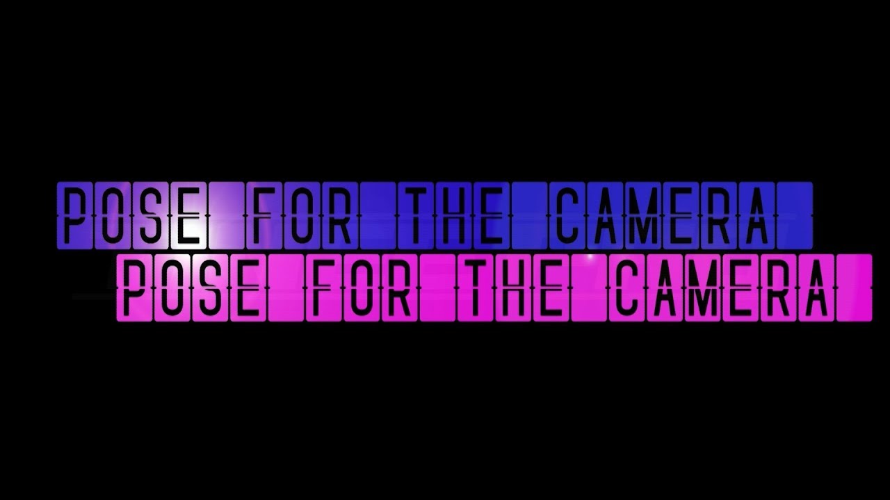 Pose For The Camera (lyric video)