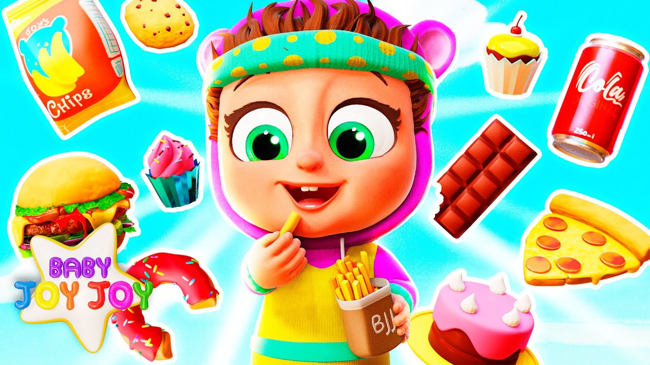 La Canci&oacute;n de la Comida Saludable | Come Alimentos Saludables | Baby Joy Joy