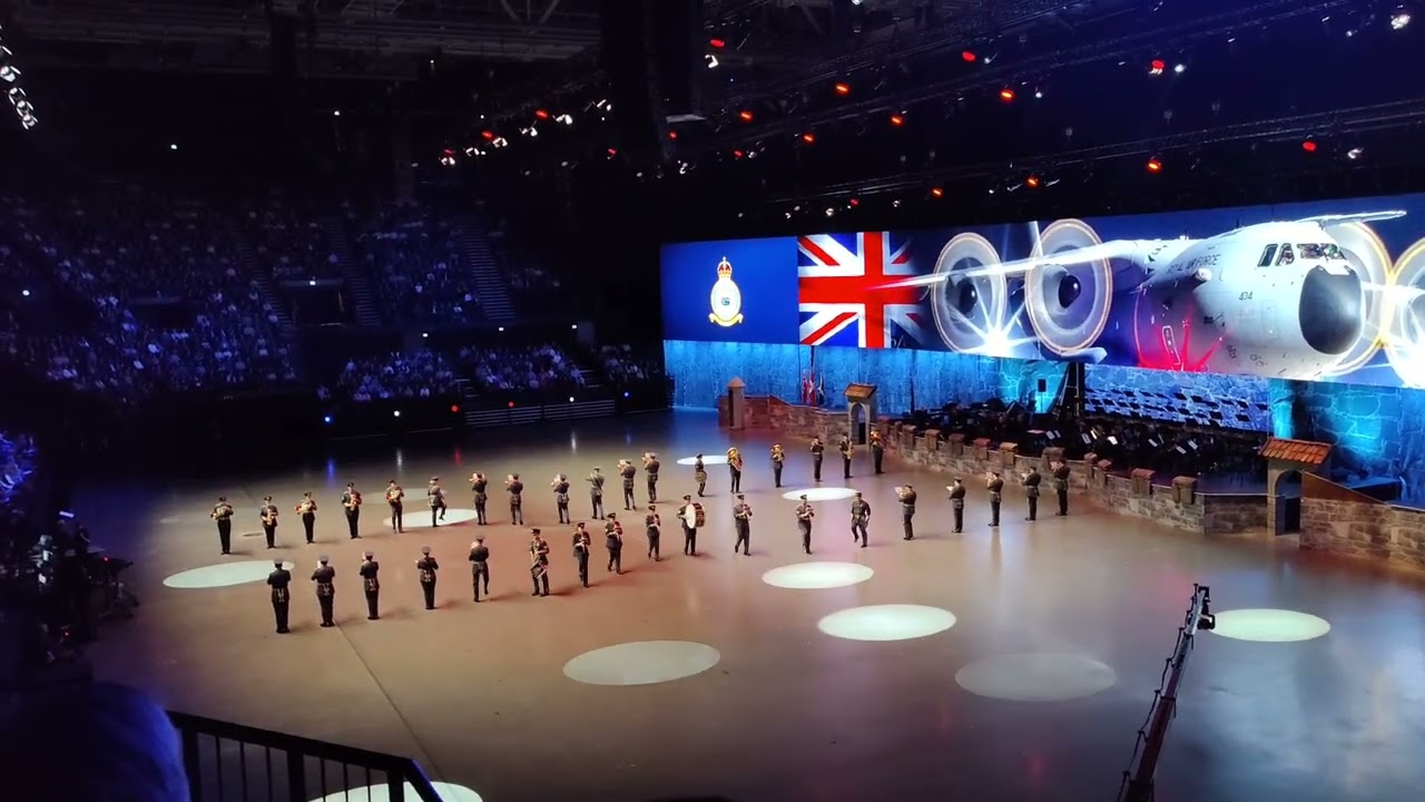Band of the Royal Air Force Regiment UK  + opening the Military Tattoo in Oslo '24👏🔥