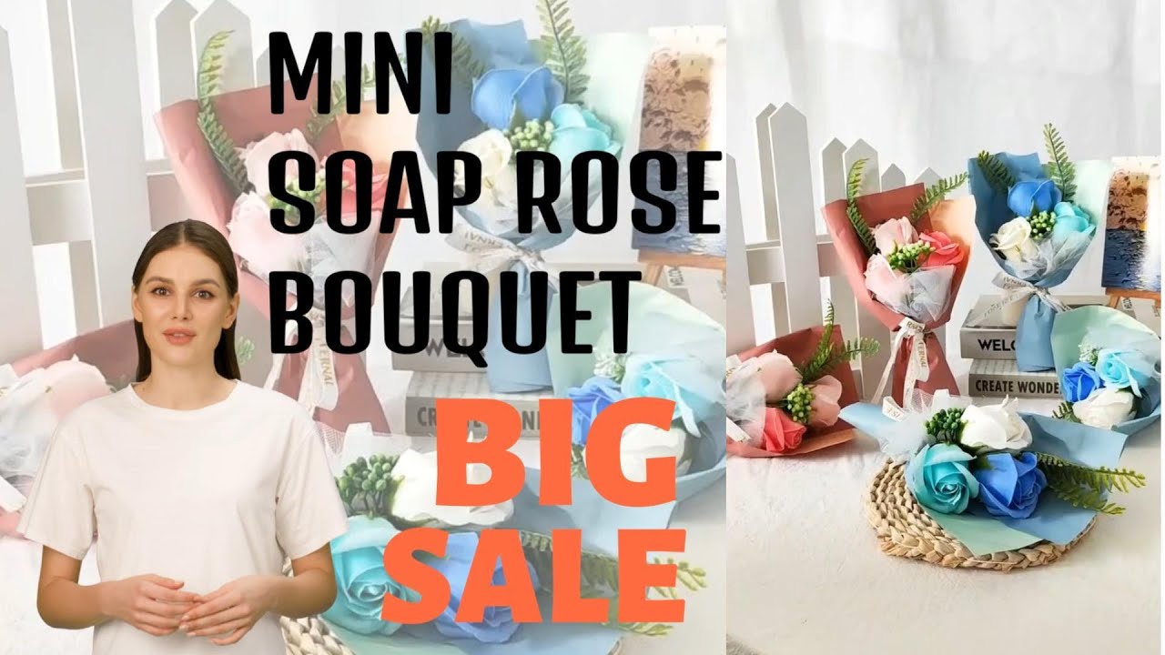 [New Product idea 2023] Soap Flower Bouquet For Gift