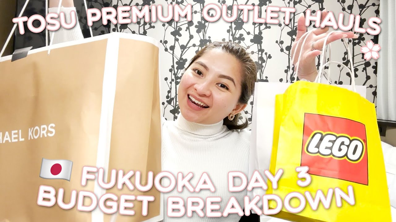 TOSU PREMIUM OUTLET HAULS + FUKUOKA 🇯🇵 DAY 3 BUDGET | JOYCE YABUT