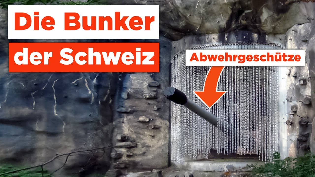 370'000 Bunker: So wurde die Schweiz Weltmeister im Bau von Schutzbunkern!