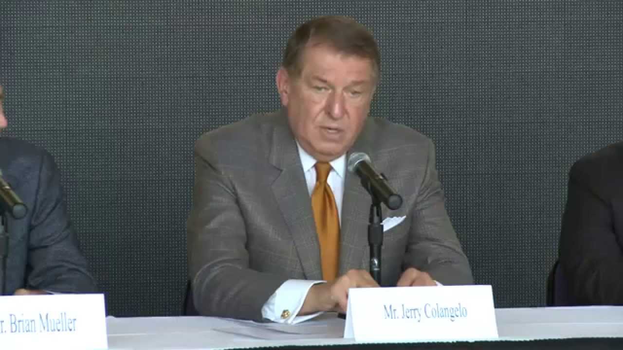Пресс-конференция Школы спортивного бизнеса Коланджело, 25 октября 2011 г.