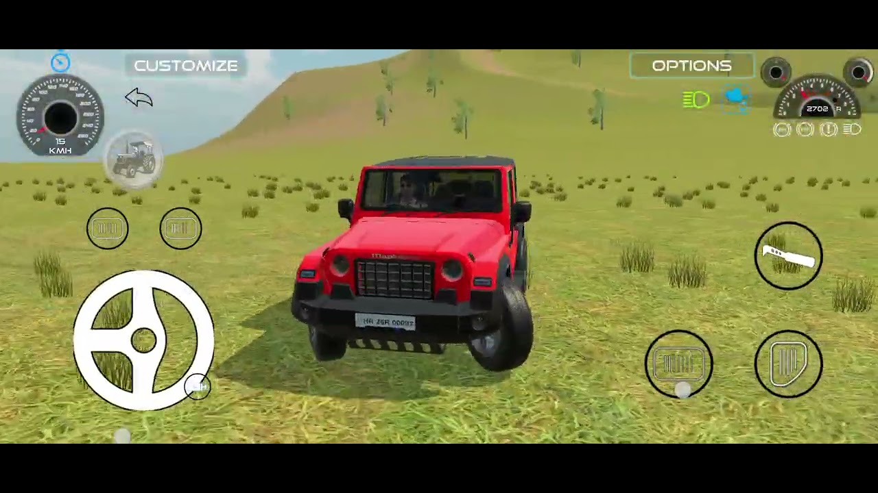 Thar Gaming vedio #trending #thar #viral #youtubeshorts #gaming #scorpio #youtube 