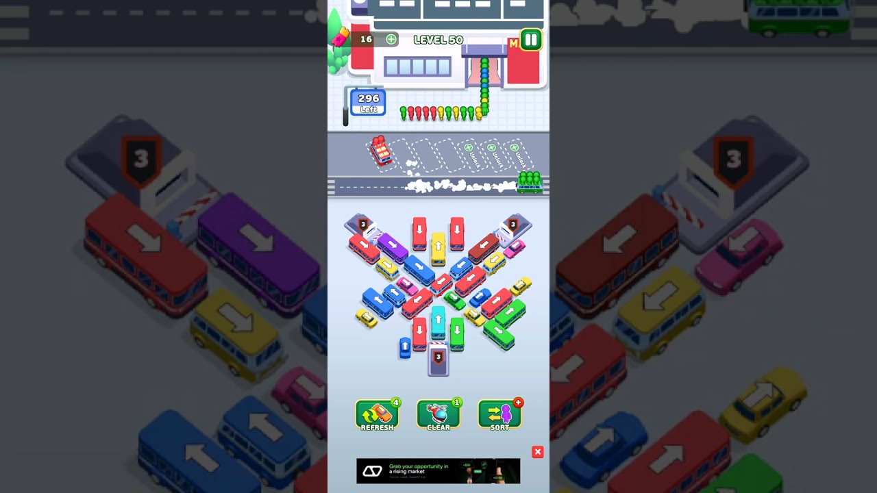 Bus escape traffic jam level 50