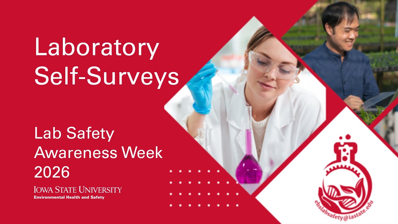 Laboratory Self-Surveys - Lab Safety Awareness Week 2026