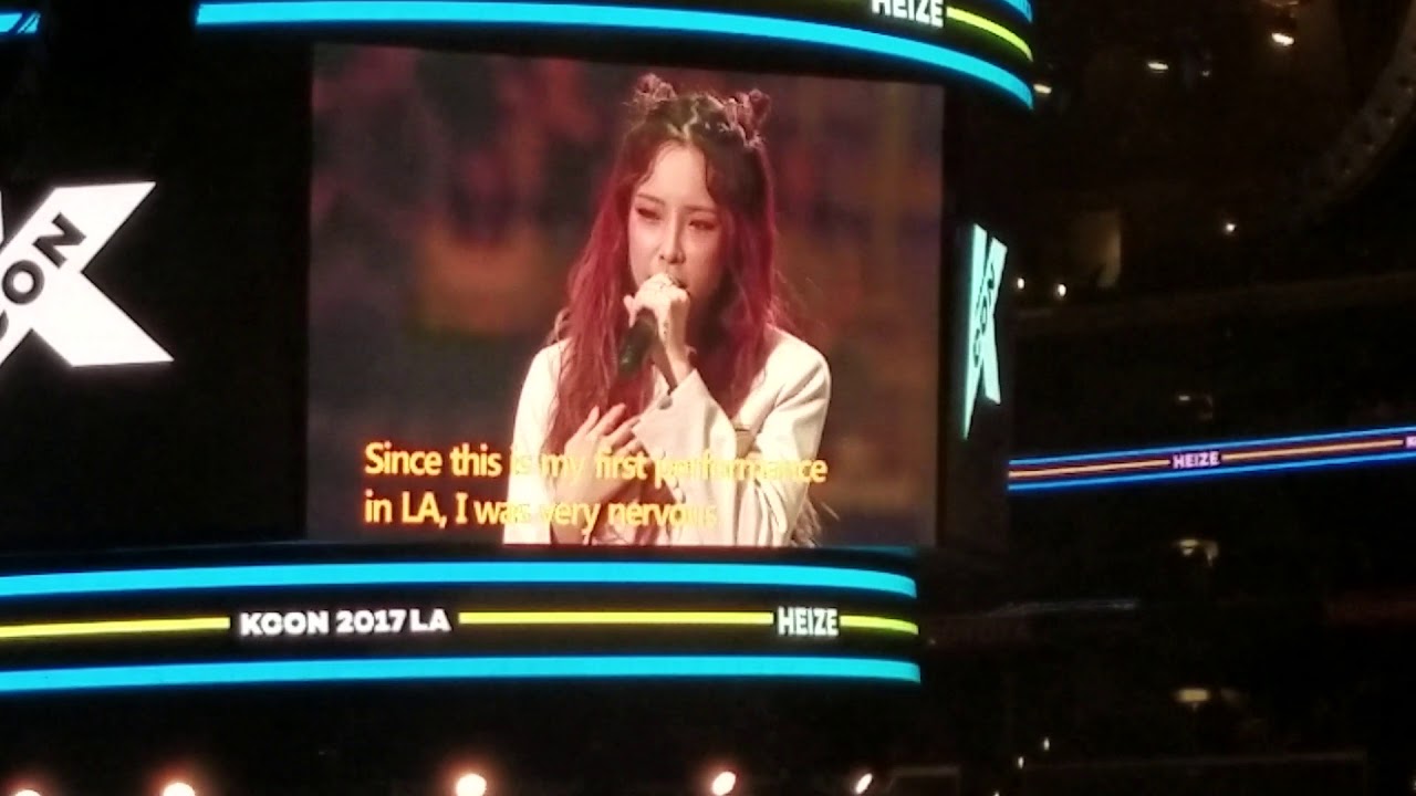 [FANCAM] KCON LA 2017 - Heize - Don't Know You, Talk, + Star
