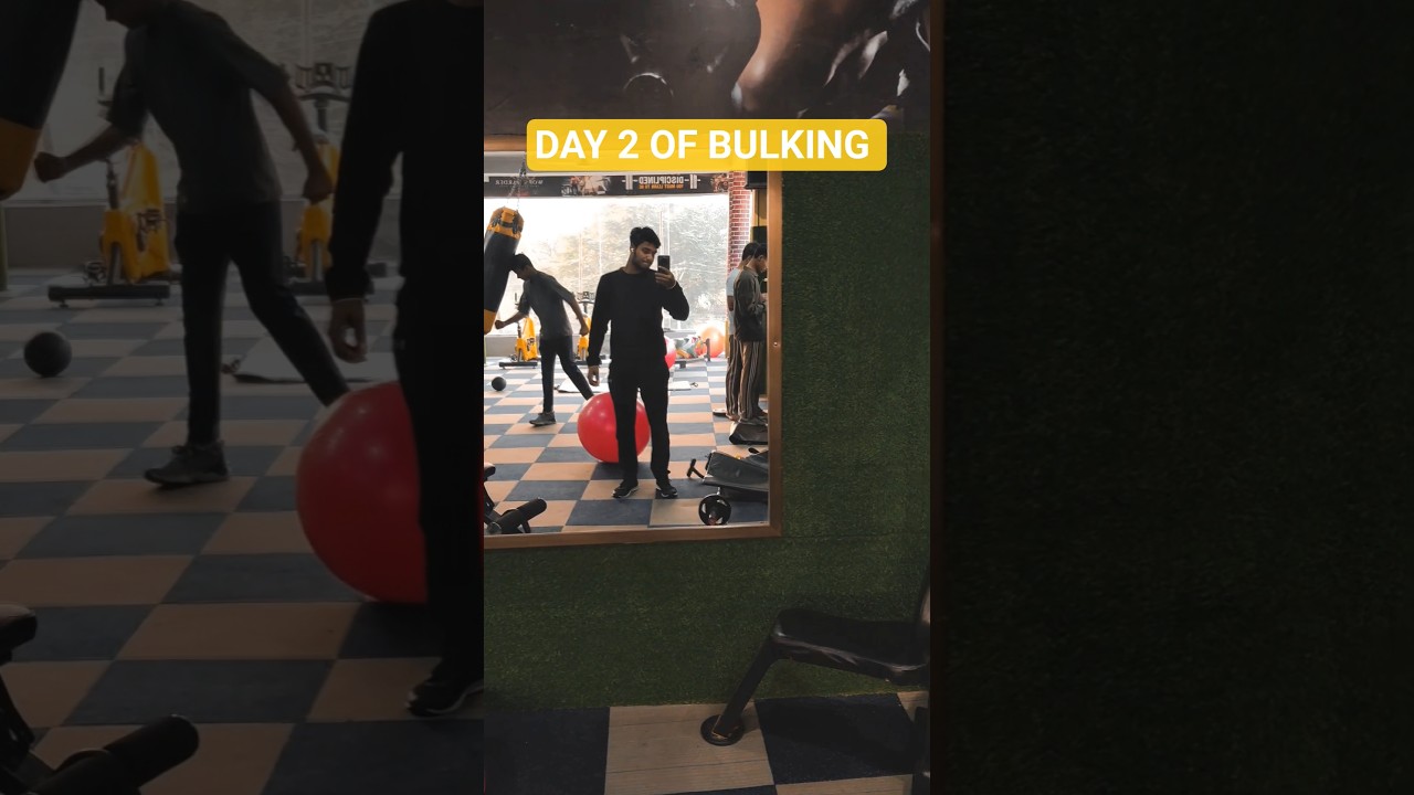 Day 2 of bulking — eat big, lift heavy, no excuses. 💀🏋️‍♂️🔥