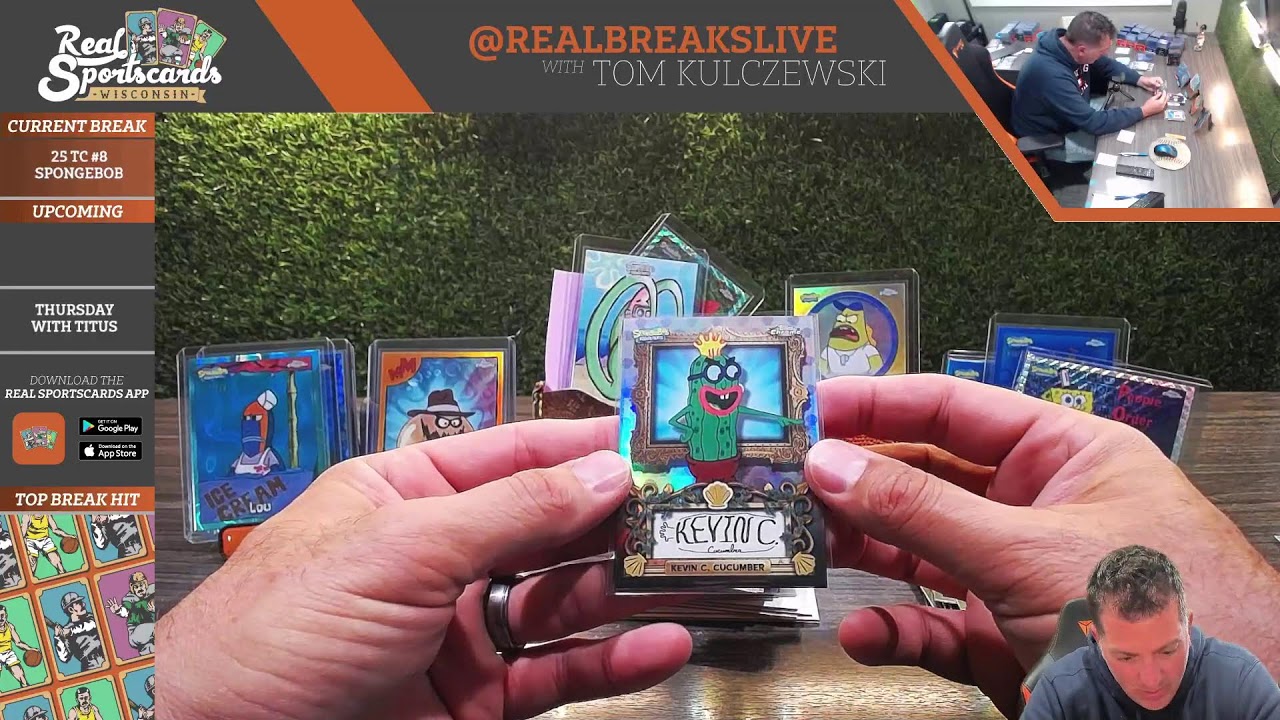 2025 Topps Chrome SpongeBob #8 Hobby 4-Box Pick Your Letter (10/9/25)