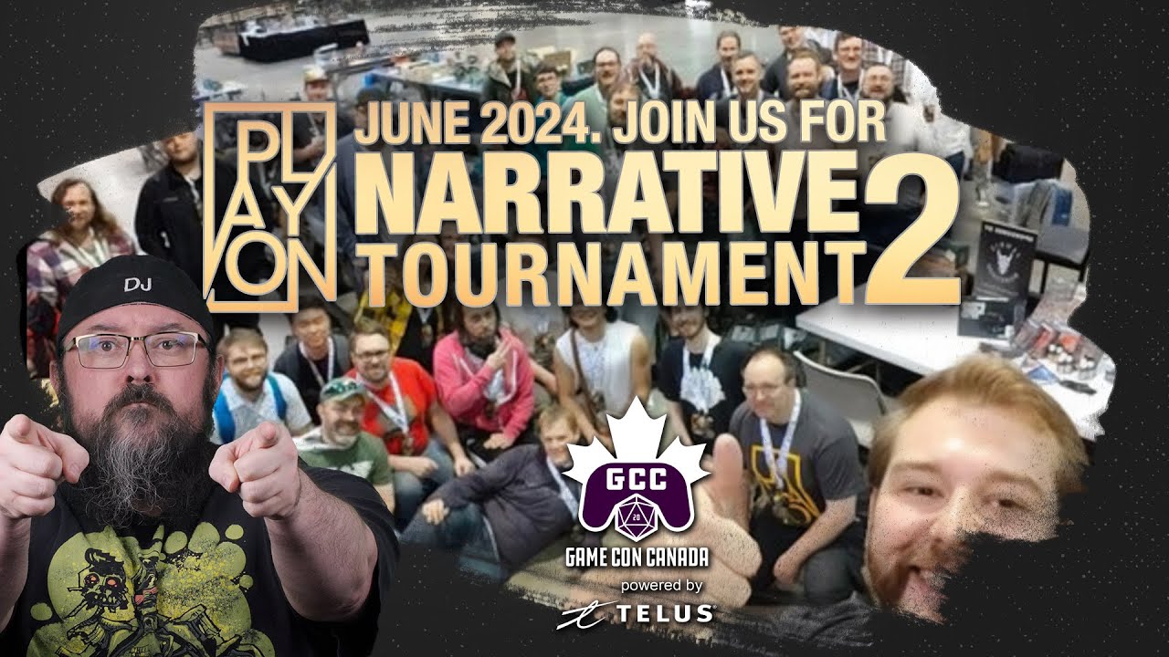 Tickets Available Now! 100 person Narrative Tournament.  June 15th and 16th in Edmonton, AB, CA.