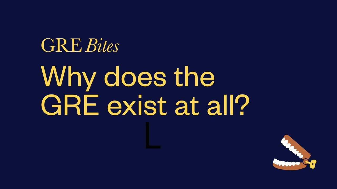 Why does the GRE exist at all?: Understanding the origins of the test