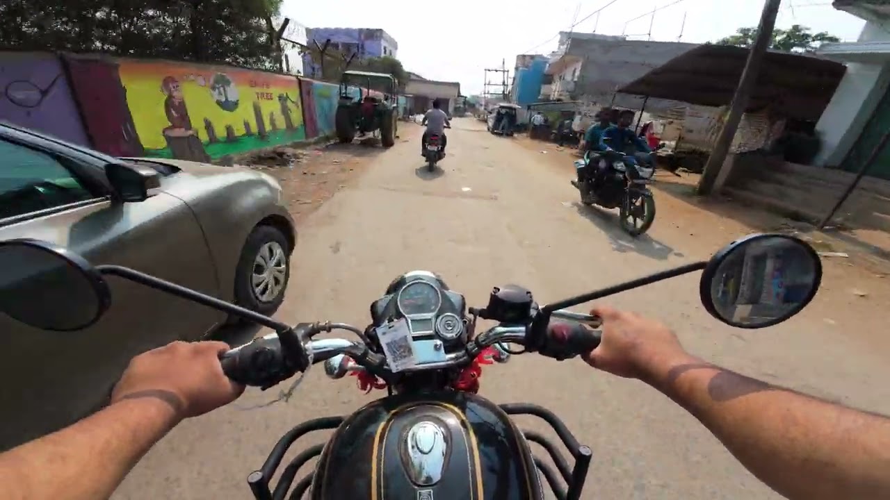 Raw POV: Afternoon Ride on Royal Enfield Bullet 350 🏍️ I 4K