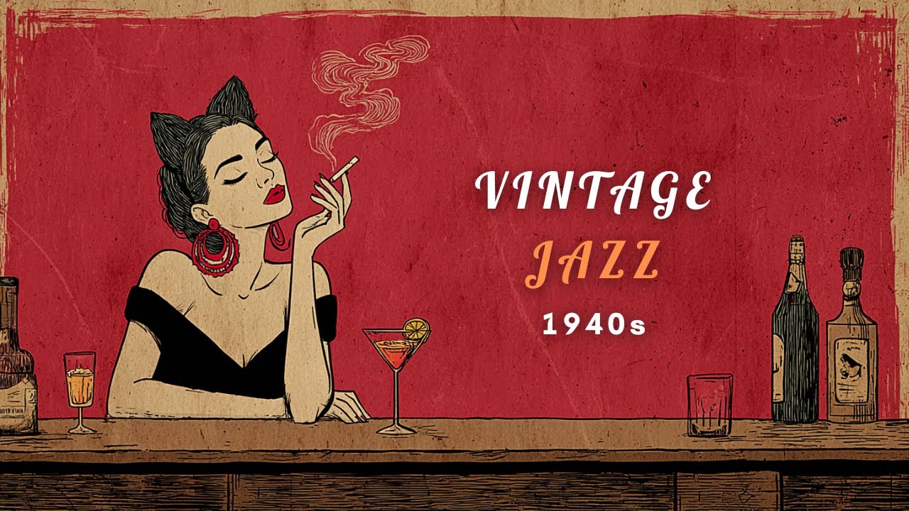 1940's Vintage Jazz Playlist - Golden haze and a lingering tone. | MEOW JAZZ