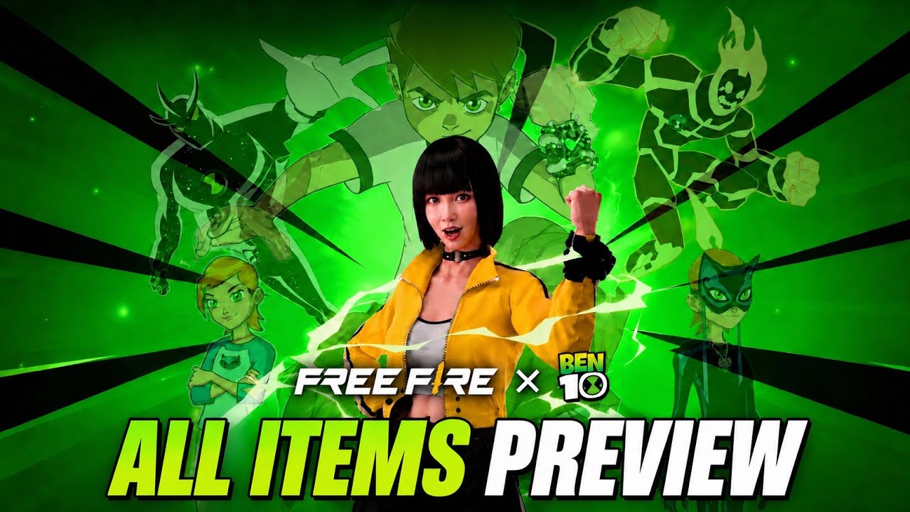 FREE FIRE x Ben 10 Event Full Preview 😍🔥 | NEW BUNDLES, FREE Rewards & Look Changer!