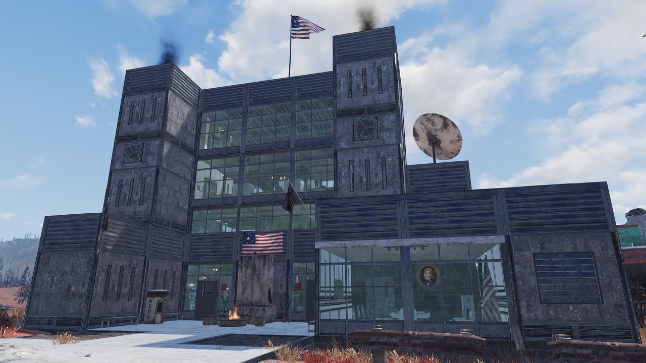 Fallout 76 Enclave Office CAMP tour