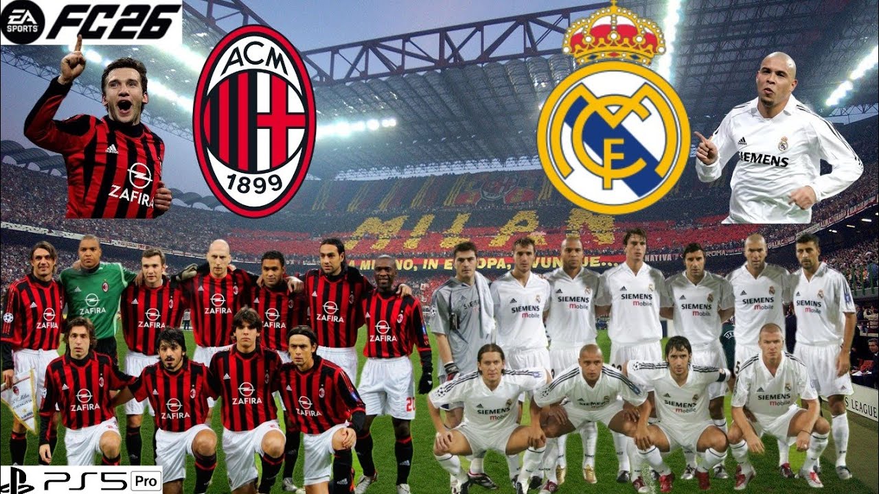 FC 26 - Efsane MILAN Kadrosu XI - Efsane REAL MADRID XI Kadrosu |TÜRKÇE SPİKER - PS5 PRO