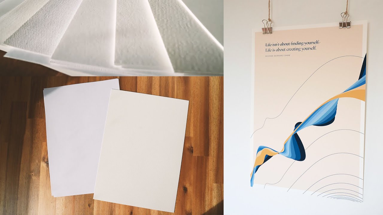J'ai testé le papier Fine Art !! (impression)