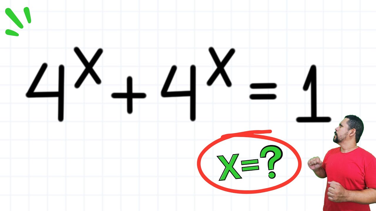 COMO RESOLVER essa Equação Exponencial