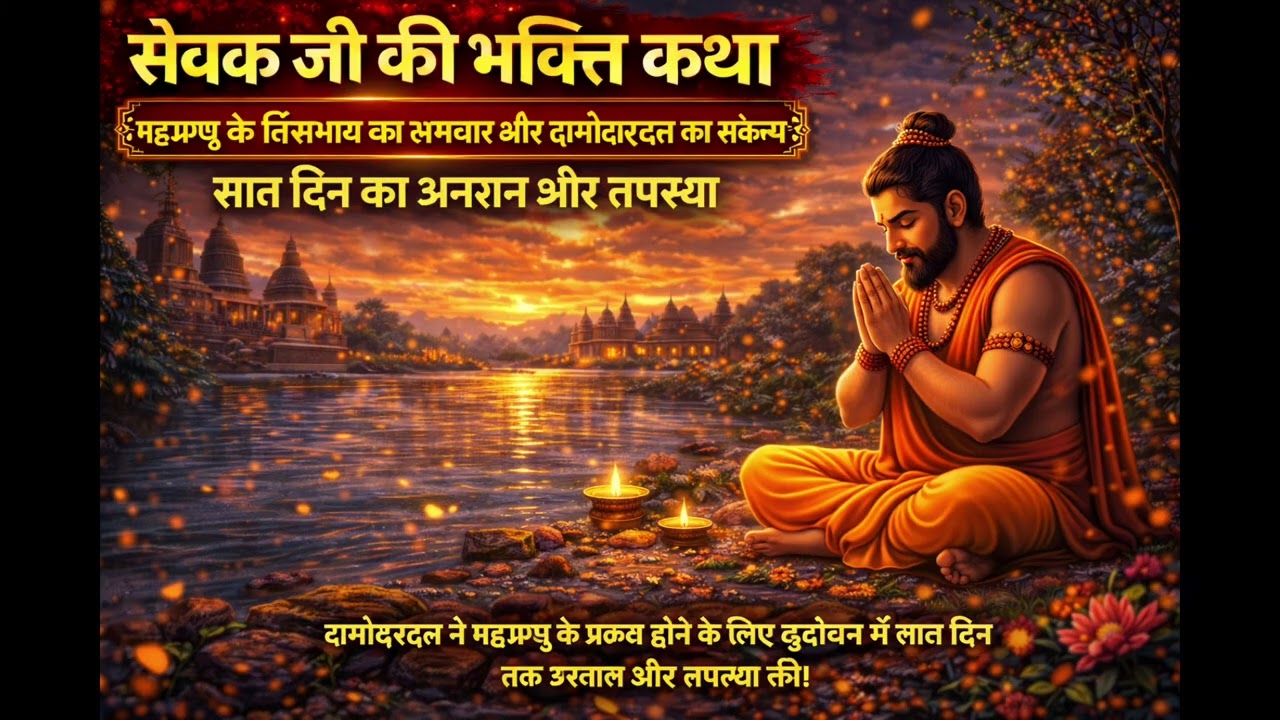 #वृंदावन में हुआ चमत्कार! सेवक जी की नित्य लीला प्रवेश कथा#सेवकजी#दामोदरदास#हितवंशमहाप्रभु#राधावल्लभ