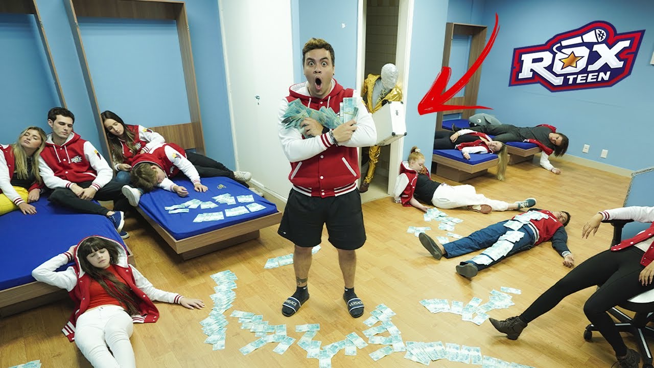 O IMPOSTOR MAIS RICO DO AMONG US VALENDO $100.000 MIL REAIS ! (9999% DE RIQUEZA) SCAPE 60!
