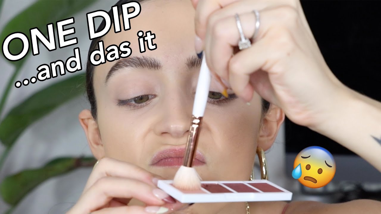 ONE DIP MAKEUP CHALLENGE... OMG!!!!