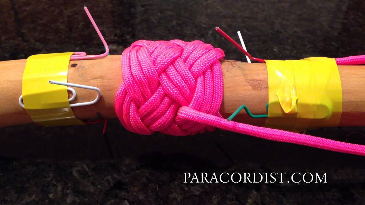 Paracordist How to Plan Turks Head Paracord Handle Wrap Project - Leads? Bights? Length of Cord?
