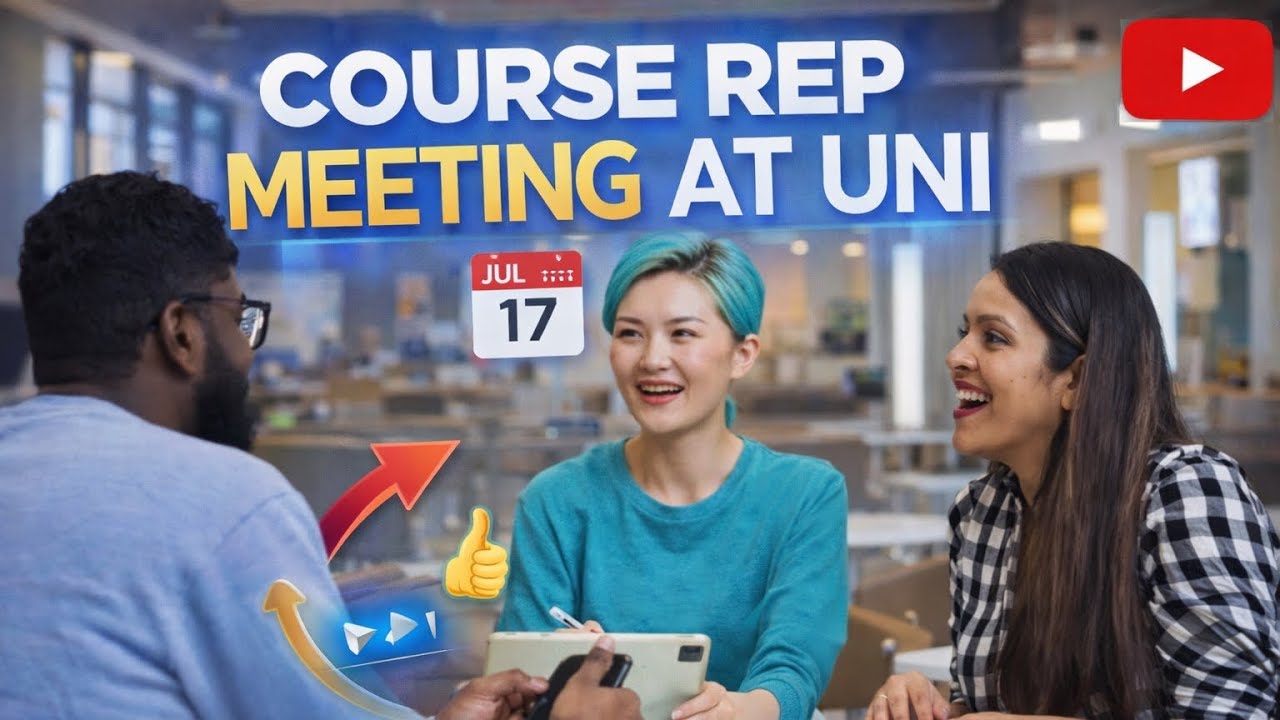 COURSE REP MEETING AT UNI 😁