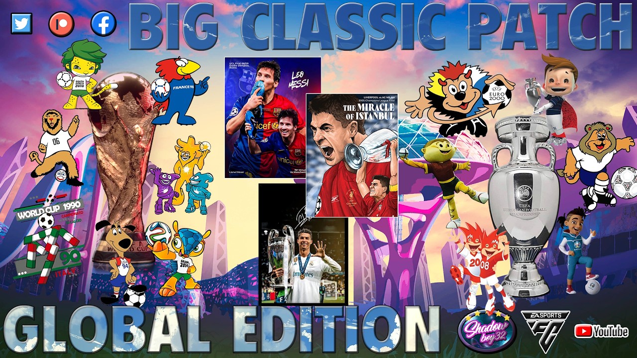 BIG CLASSIC PATCH - FC 26 - GLOBAL EDITION | All World Cups, Euros & UCL